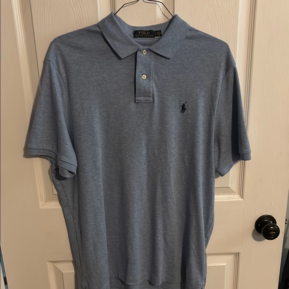 Polo by Ralph Lauren Men's Blue Polo Shirt